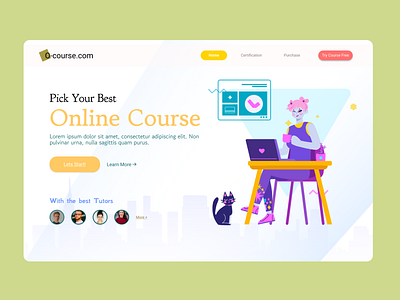 O course design figma ui ux