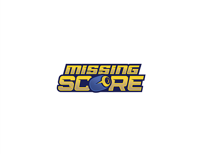 missing score design graphic design logo