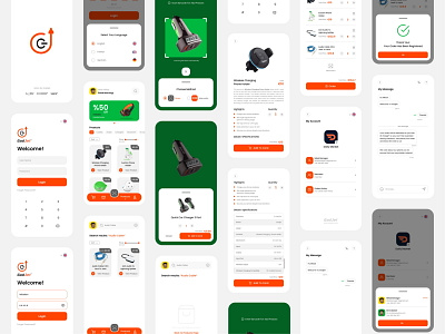 Gadjet Uk retail partners app adobexd app gadget illustration inspiration login minimal scanner ui ux