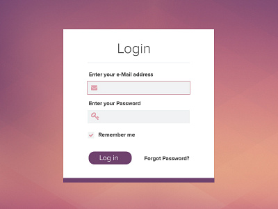 Login box