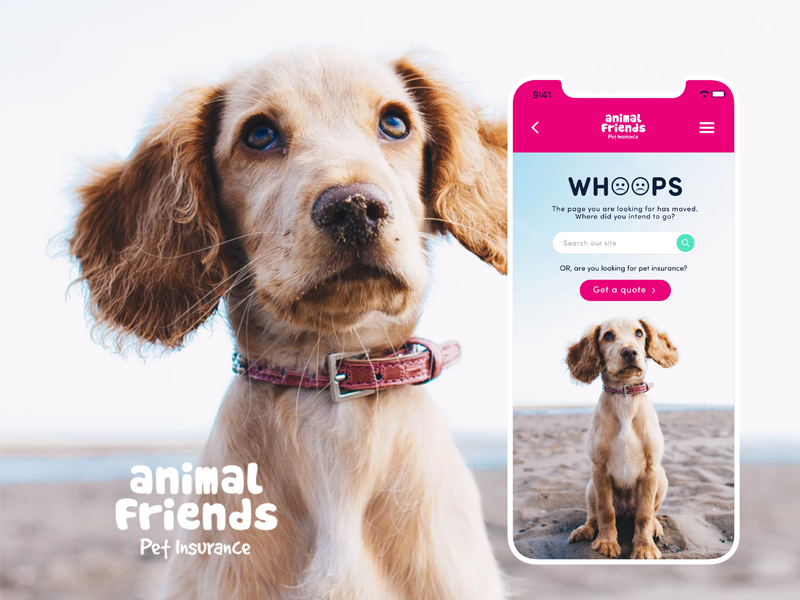 Dailyui #008 404 page pet 008 design 404page dailyui008 dailyuichallenge ui dailyui