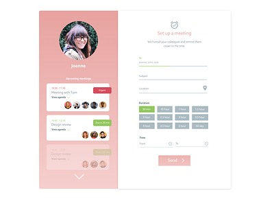 Schedule a Meeting UI