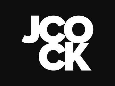 jcock personal branding branding jcock personal typography