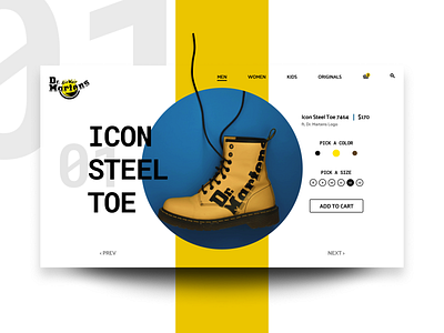 Doc Marten Mockup branding design design app desktop graphic design identity landing page landing page concept logo mock up ui ux