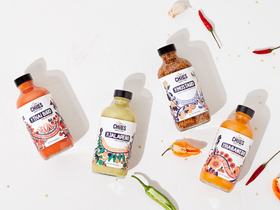 Branding & Packaging for hot sauce brand design branding design food packaging graphic design illustration logo minimal packaging typography vector web