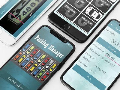 Parking Manager Android App android android app design android studio app design ui ui ux design ux