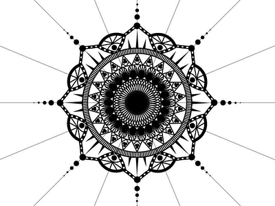 Digital Mandala adobe illustrator design drawing illustraion illustraor mandala ui ux