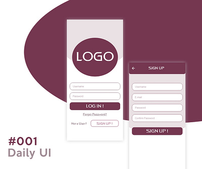 Daily_UI 1 of 100 #dailyui #001 app colors daily ui design mobile mobile app design ui ui ux design ux