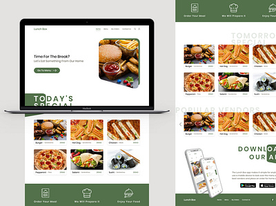 Website App for Employees Meals adobe xd design ui ui design uiux ux web webapp webdesign