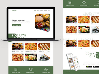 Website App for Employees Meals