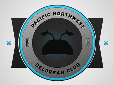 DeLorean club logo