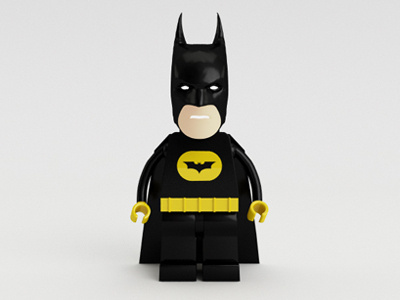 Lego Batman 3d batman black cinema4d lego yellow