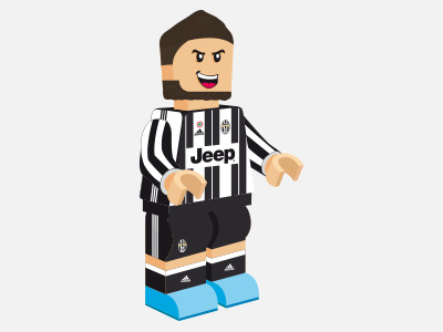 Gonzalo Higuaín - Juventus higuain illustration juventus lego nike