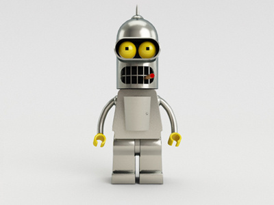 Lego Bender by Claudio Bellosta on Dribbble