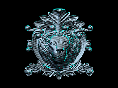 lion lines art branding design digital illustration graphicdesign icon illustration line art logo