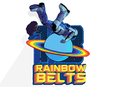 Rainbow Belts 13 graphics design rainbow