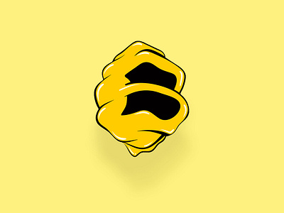 B in the hive! ;-) art branding design digital illustration graphicdesign icon illustration line art logo typography vector yellow