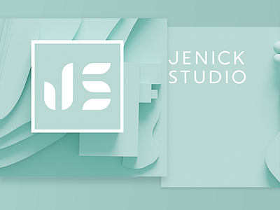 Jenick Studio Landscape Architecture 3d art branding design graphicdesign icon logo typography ui ux