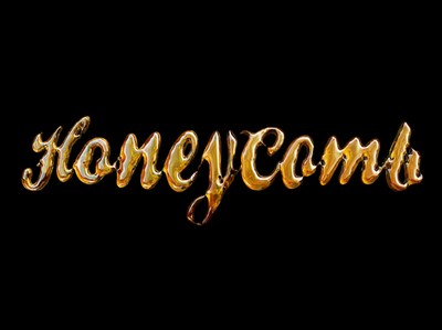 Honey Comb 3d Custom Script 3d 3d artist album art art branding compositing custom font design graphicdesign lighting logo modeling texturing typography