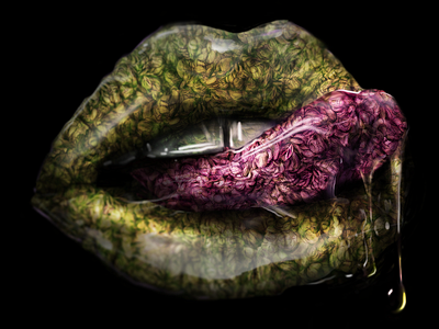 Millie art design digital illustration graphicdesign illustration lips logo natural wet