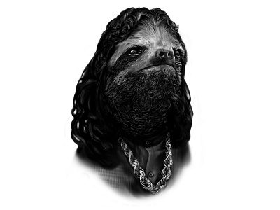 Sunny art characterdesign digital illustration illustration logo portrait portraiture sloth