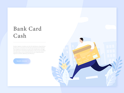 Bank Card Cash ui 插图 设计