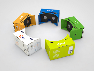 VR Cardboards 3d 3dpreview art direction cardboards cinema4d free model minimalist print print