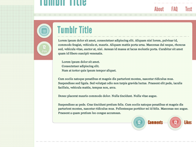 Tumblr Theme