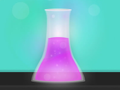 Mad Science Vial lighting texture vector vial