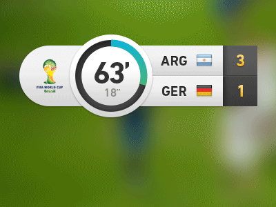 Scoreboard Animation animation football gif scoreboard soccer ui ux web