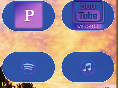 Music Selector app design icon logo ui