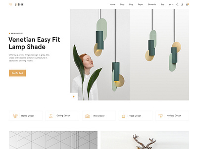 Decor Homepage clean clean design clean ui design homepage minimalist photoshop ui ux wordpress wordpress theme