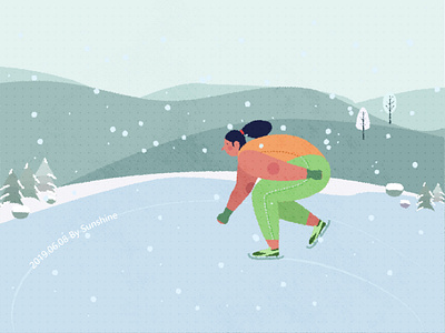 Skating for dreams design illustration vector website