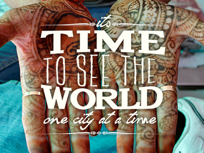 "See The World" | Whitley Design Co design inspiration quote typography