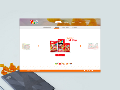 Yupi Gummy Candy Product Page