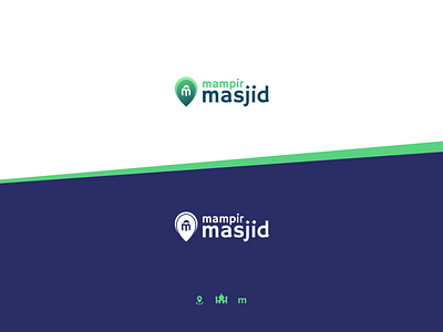 Mampir Masjid Logo branding design logo mosque type vector