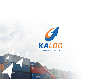 KALOG | Kereta Api Logistik - Unofficial Rebranding branding logo logistic