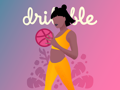 First shot on Dribbble design flat illustration illustrator minimal ui vector website