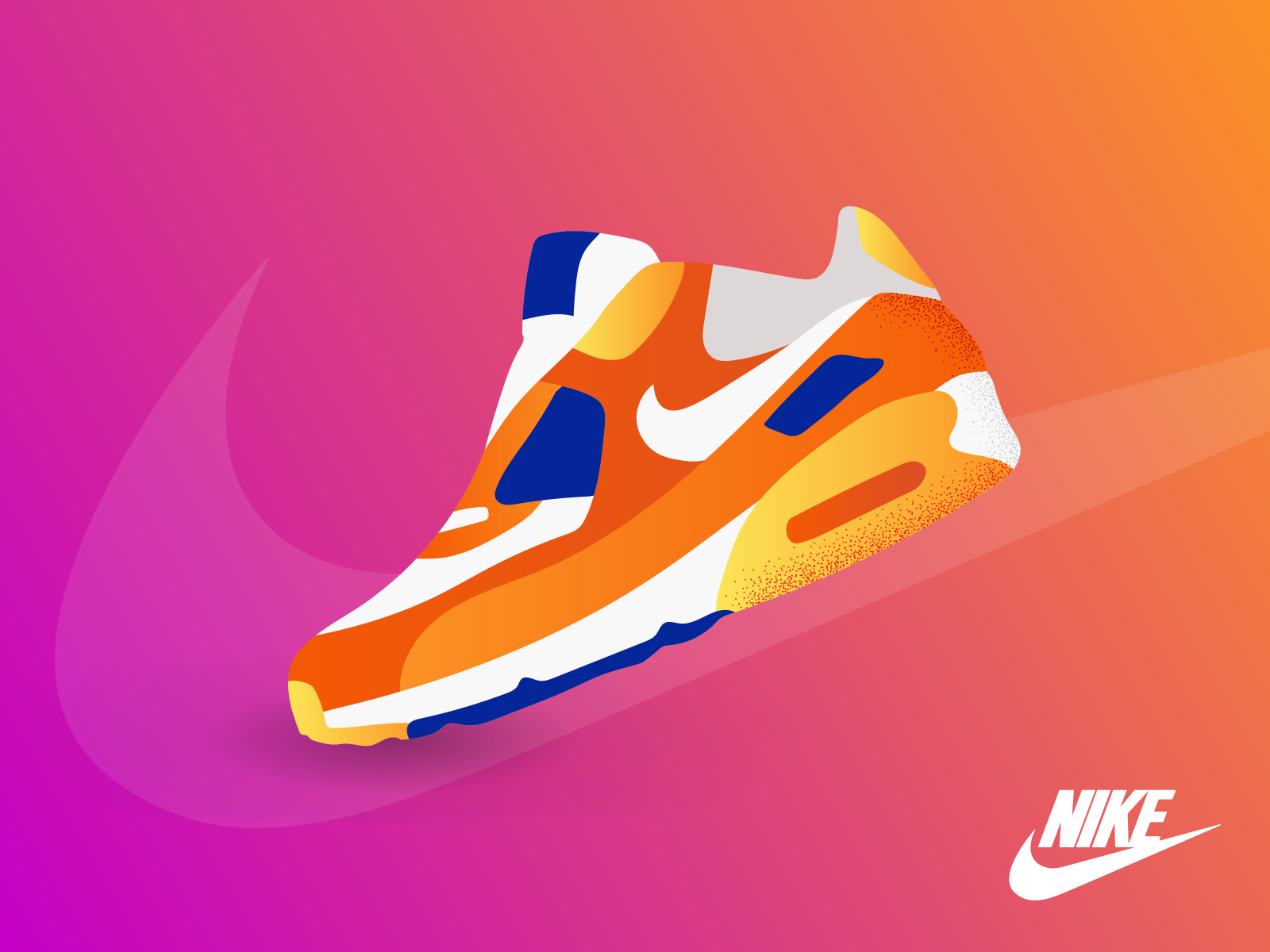 Unofficial Nike Air Max Digital Poster by Dio on Dribbble