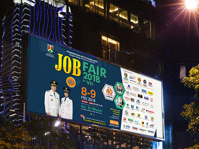 billboard job fair design