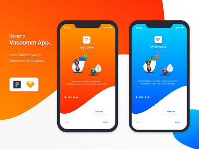 Revamp Vascomm App. app clean design minimal mobile ui simple design ui ux