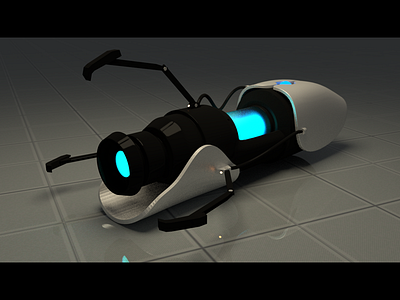 Portal Gun Render 3d blender game modeling portal render