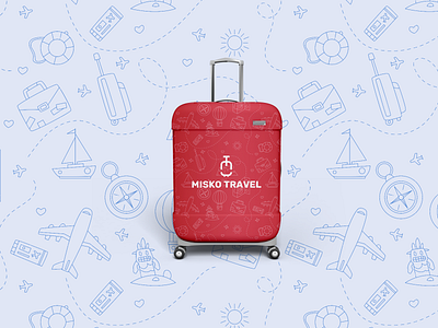 Misko Travel animation booking branding clean food hotel icon illustration logo travel travel app typography vector