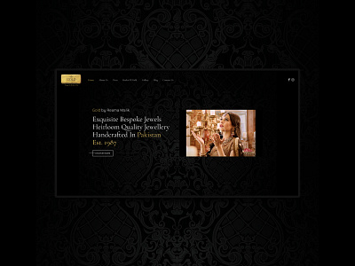 GBRM - Website black branding creative design fashion graphic icon jewelry lifestyle logo typogaphy typography ui uidesign user experience user interface ux web web design website