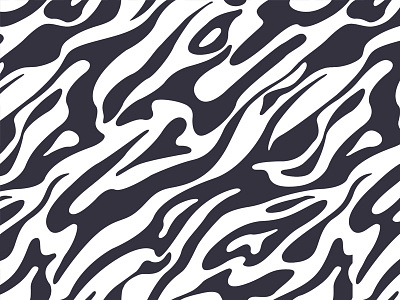 Liquid texture abstract black curve ink liquid tiger vector water wave zebra