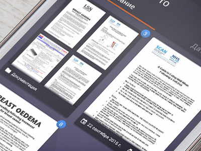 Concept Scanner Pro for Readdle android app concept design material mobile prototype ui ux