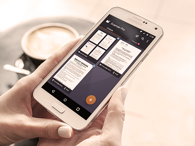 Concept scanner Pro for Readdle android app concept design material mobile prototype ui ux