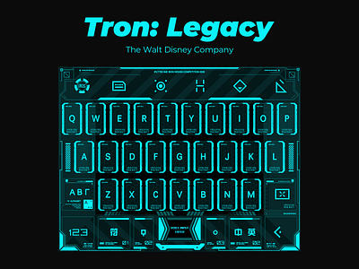 Theme《Tron:Legacy》 animation app banner design bauhaus design icon logo typography ui web
