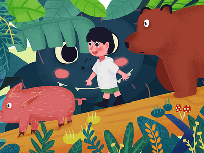 Illustration-Pite's forest adventure-04