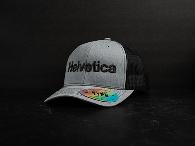 Helvetica 3D Puff Cap